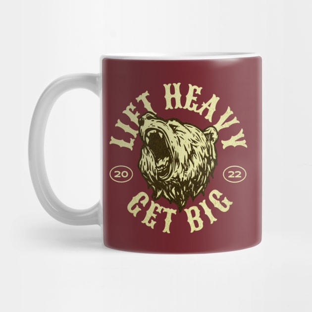 Lift Heavy Get Big Bear by RuthlessMasculinity